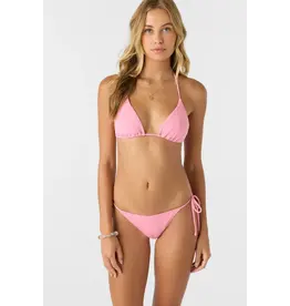 ONEILL Womens SALTWATER SOLIDS RIB VENICE TRIANGLE TOP SP5474023|JCR|XS