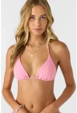 ONEILL Womens SALTWATER SOLIDS RIB VENICE TRIANGLE TOP SP5474023|JCR|XS