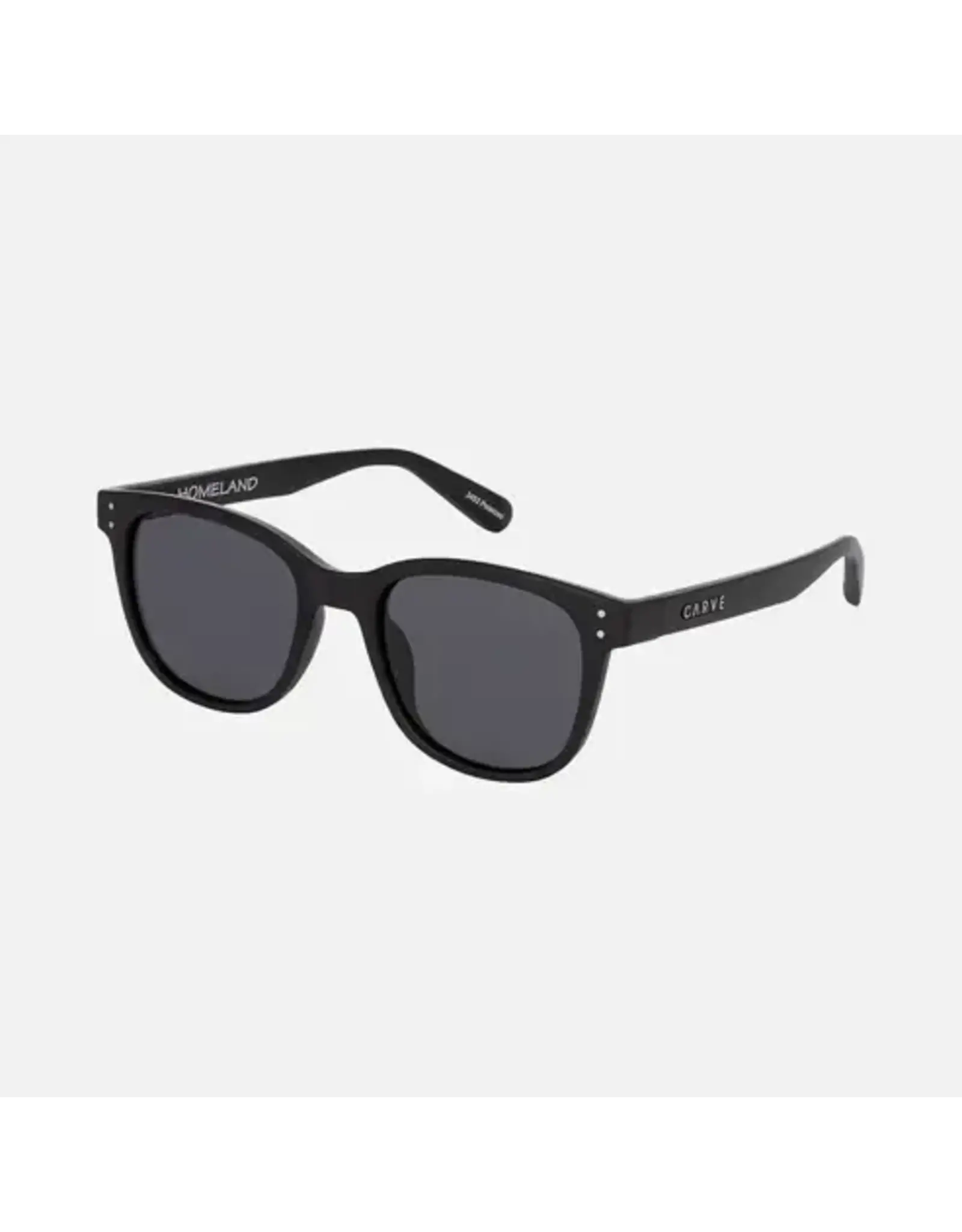 CARVE SUNGLASSES Homeland Injected Lens | Polarized Lens Matte Black