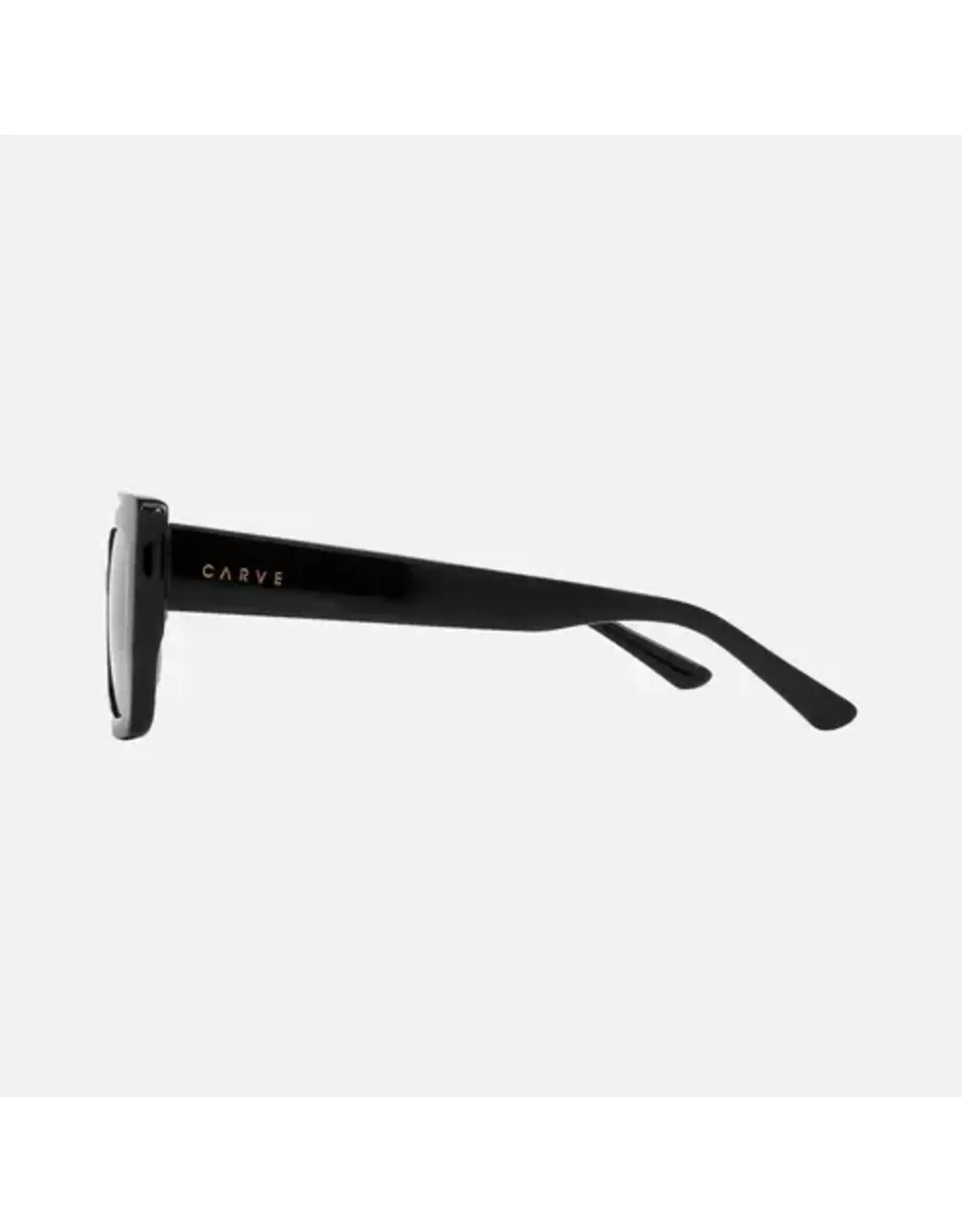 CARVE SUNGLASSES Laguna Polarized Lens  Gloss Black Dark Gray Injection