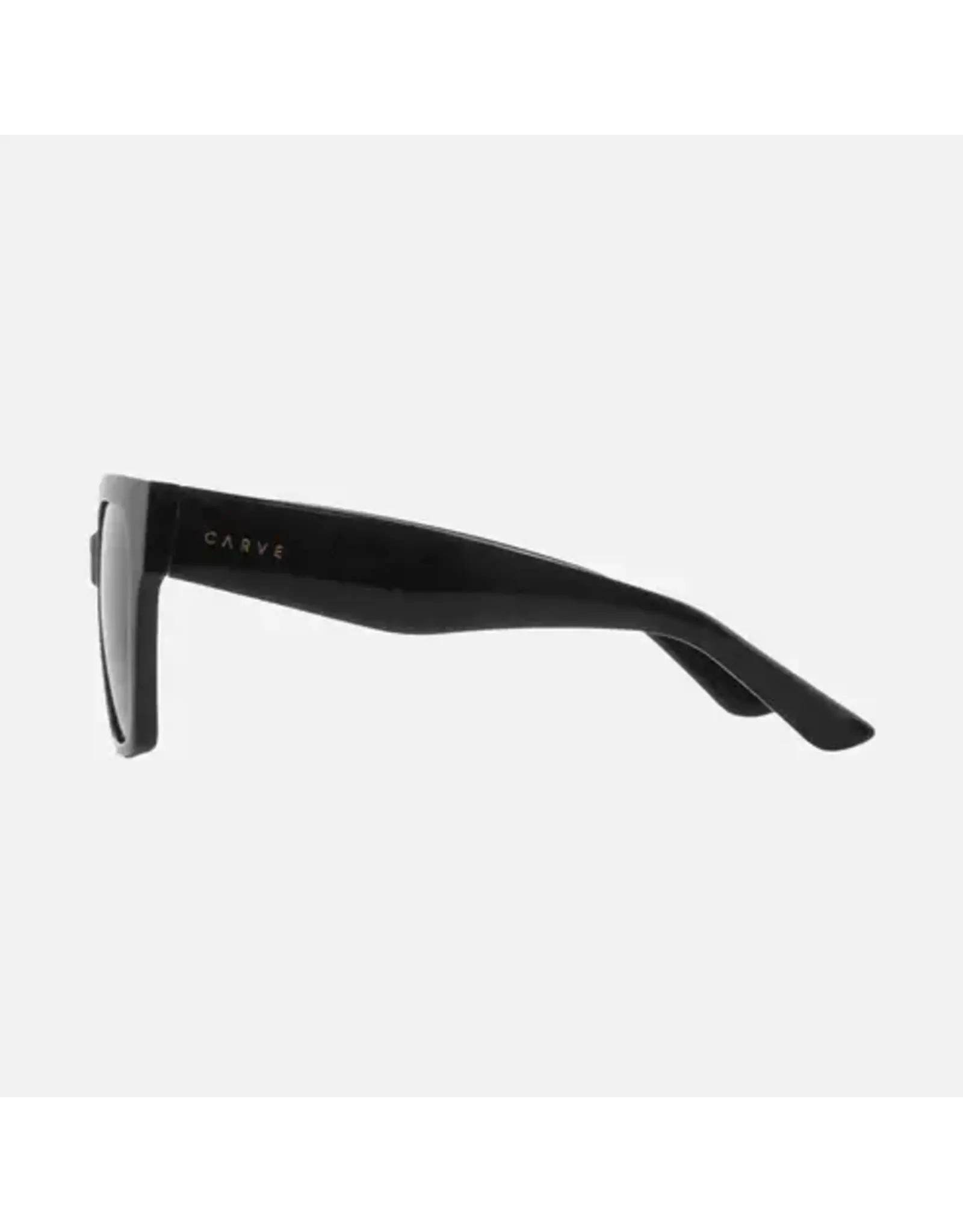 CARVE SUNGLASSES Brooklyn Injected Lens | Polarized Lens  Gloss Black Dark Grey
