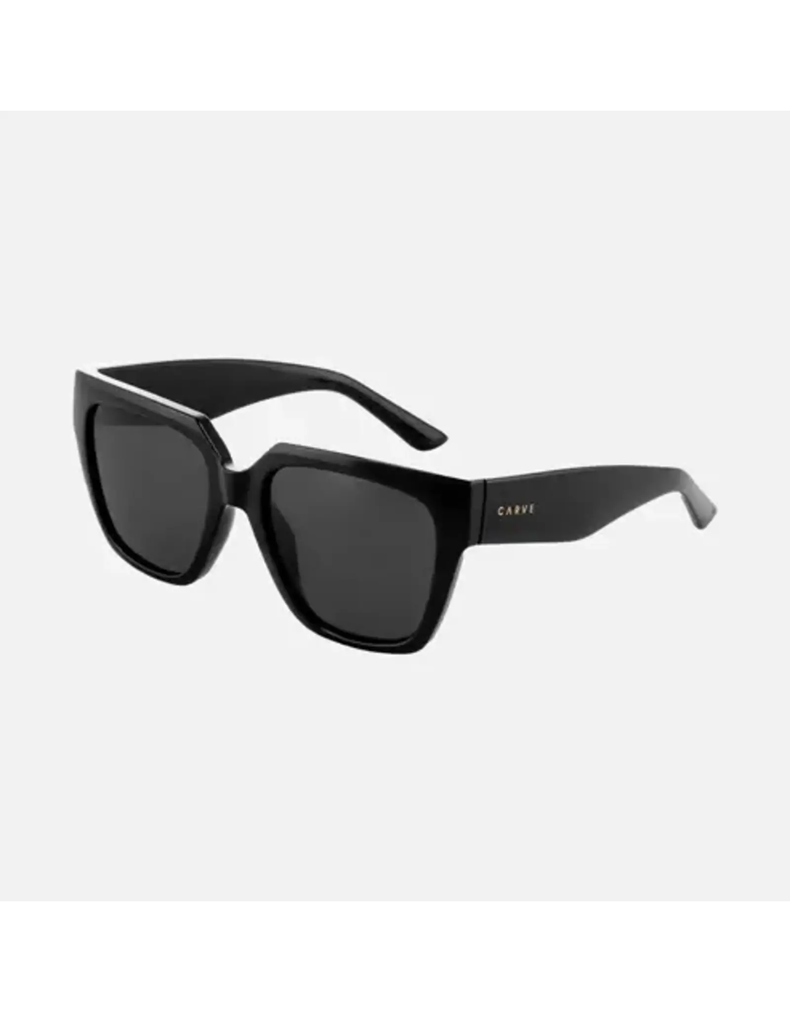 CARVE SUNGLASSES Brooklyn Injected Lens | Polarized Lens  Gloss Black Dark Grey