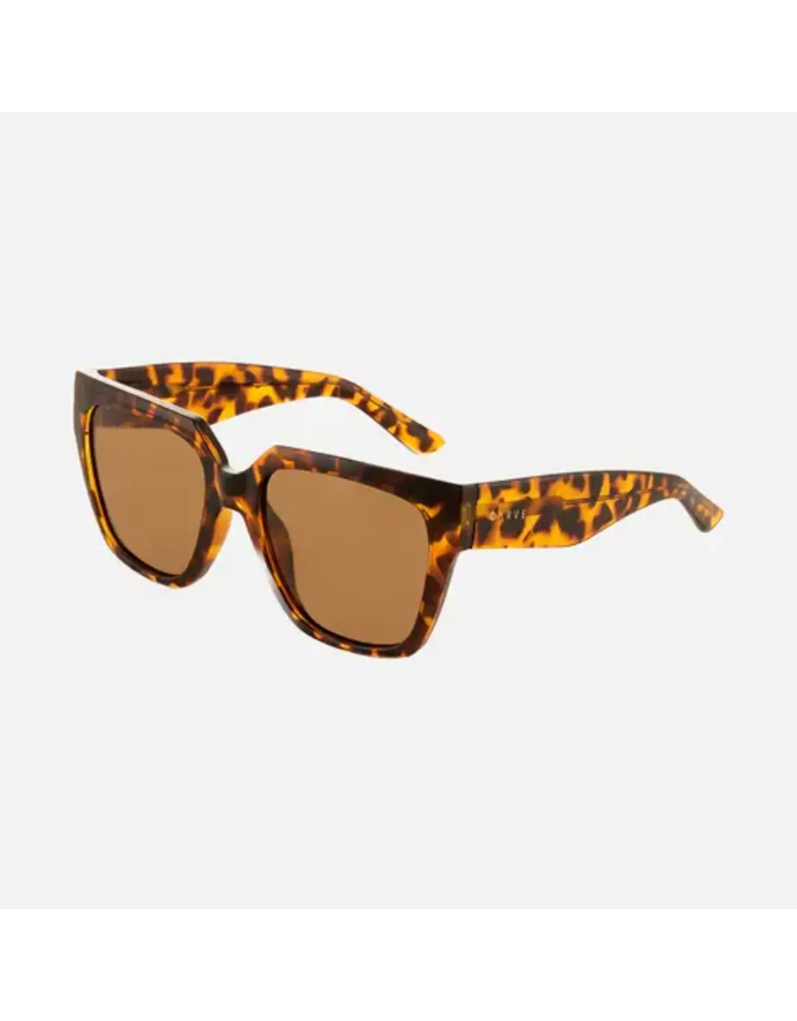 CARVE SUNGLASSES Brooklyn Injected Lens | Polarized Lens  Gloss Tort Brown
