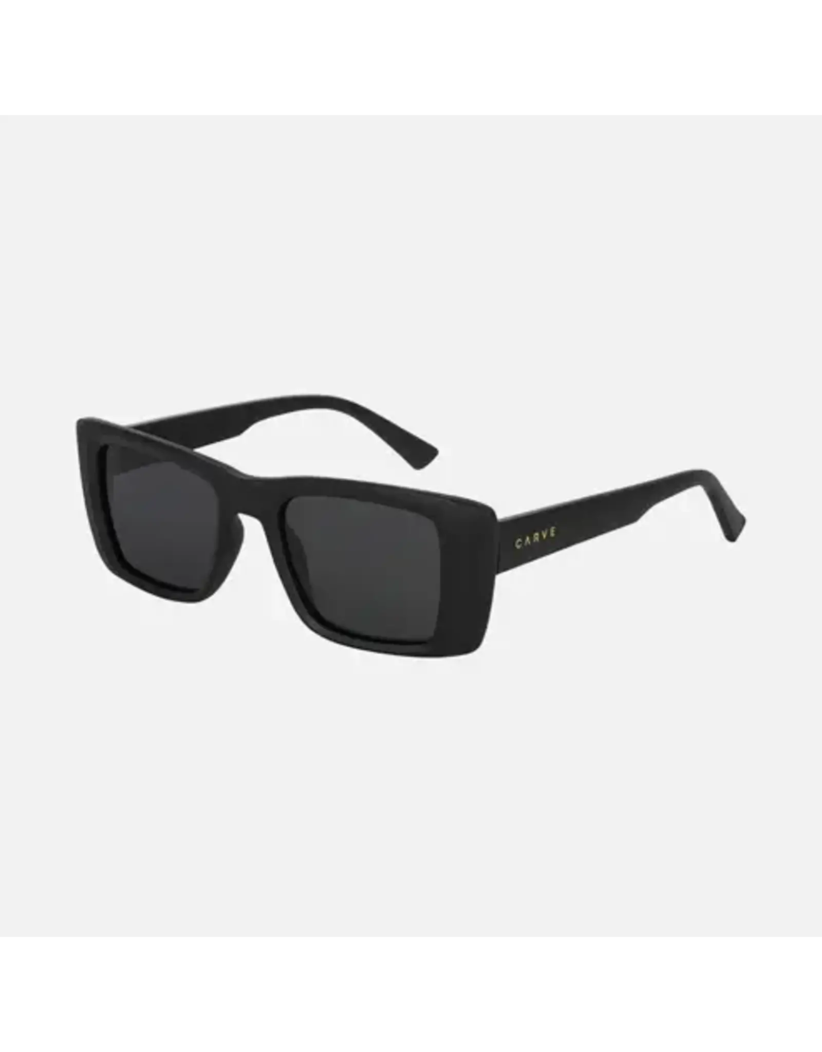 CARVE SUNGLASSES Hey Ho Polarized | Polarized Lens  Matt Black Frame Dark Grey