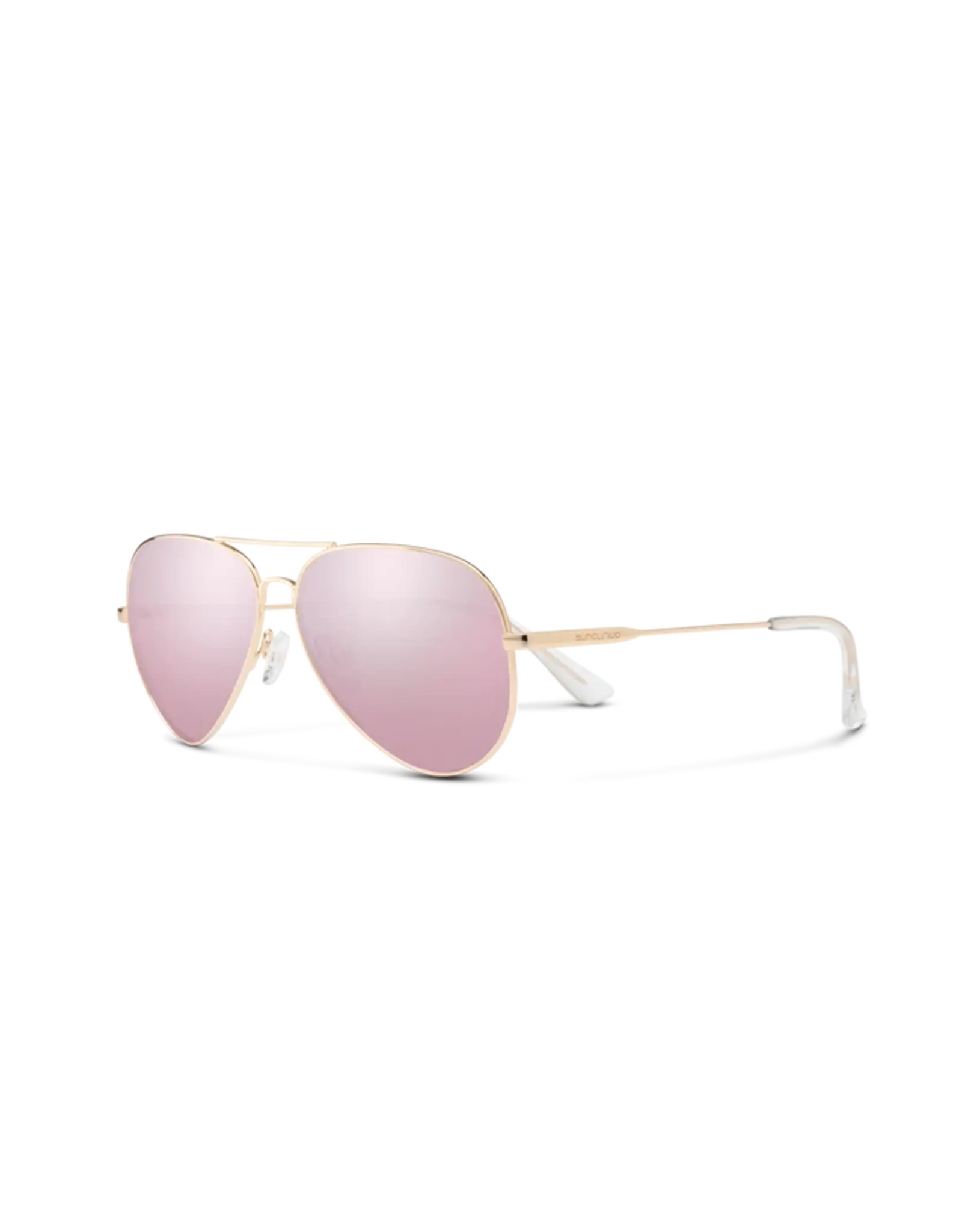 SUN CLOUD Hard Deck Rose Gold + Polarized Pink Gold Mirror
