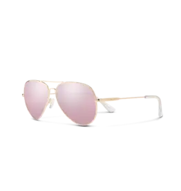 SUN CLOUD Hard Deck Rose Gold + Polarized Pink Gold Mirror