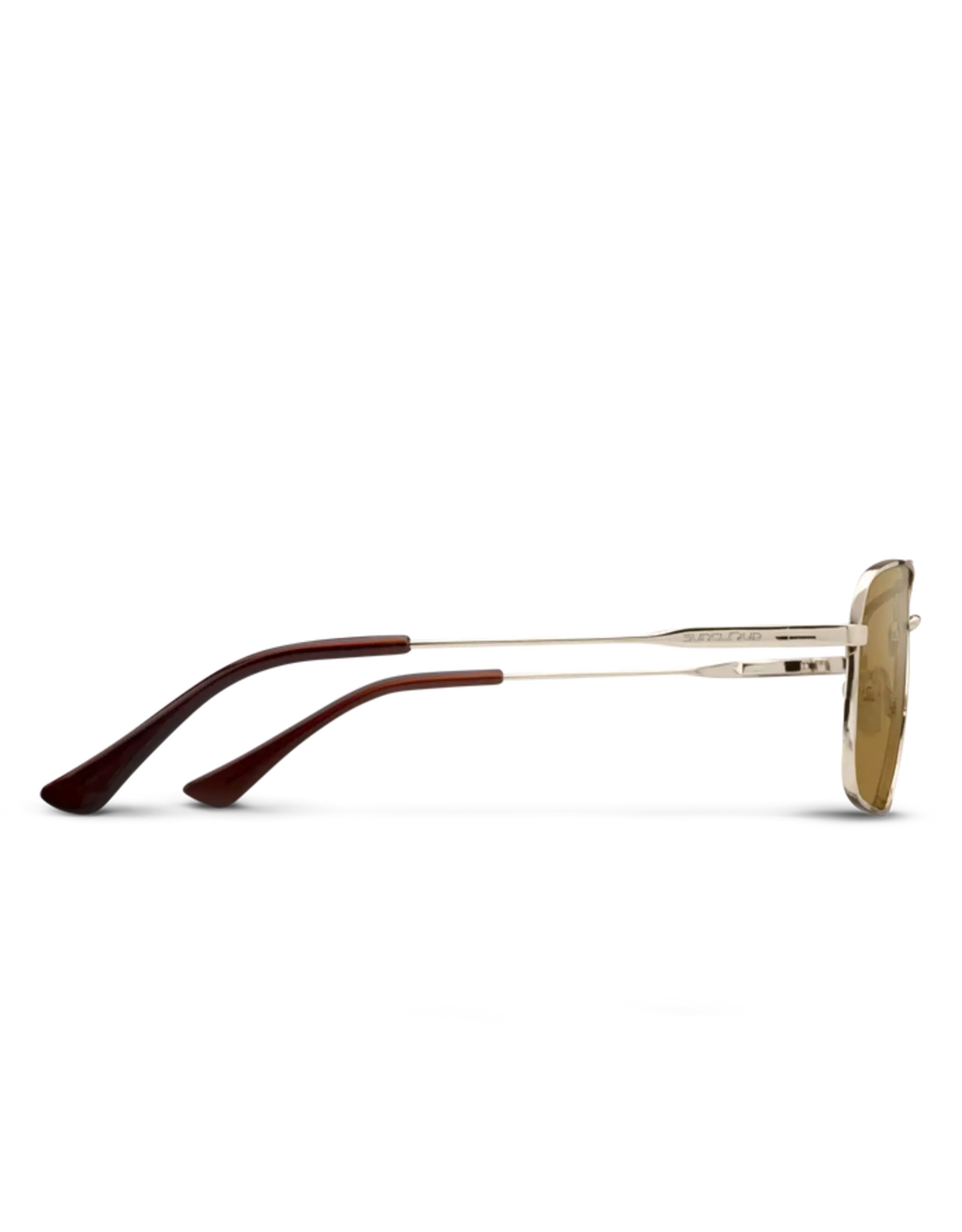 SUN CLOUD Payback Gold + Polarized Brown Lens