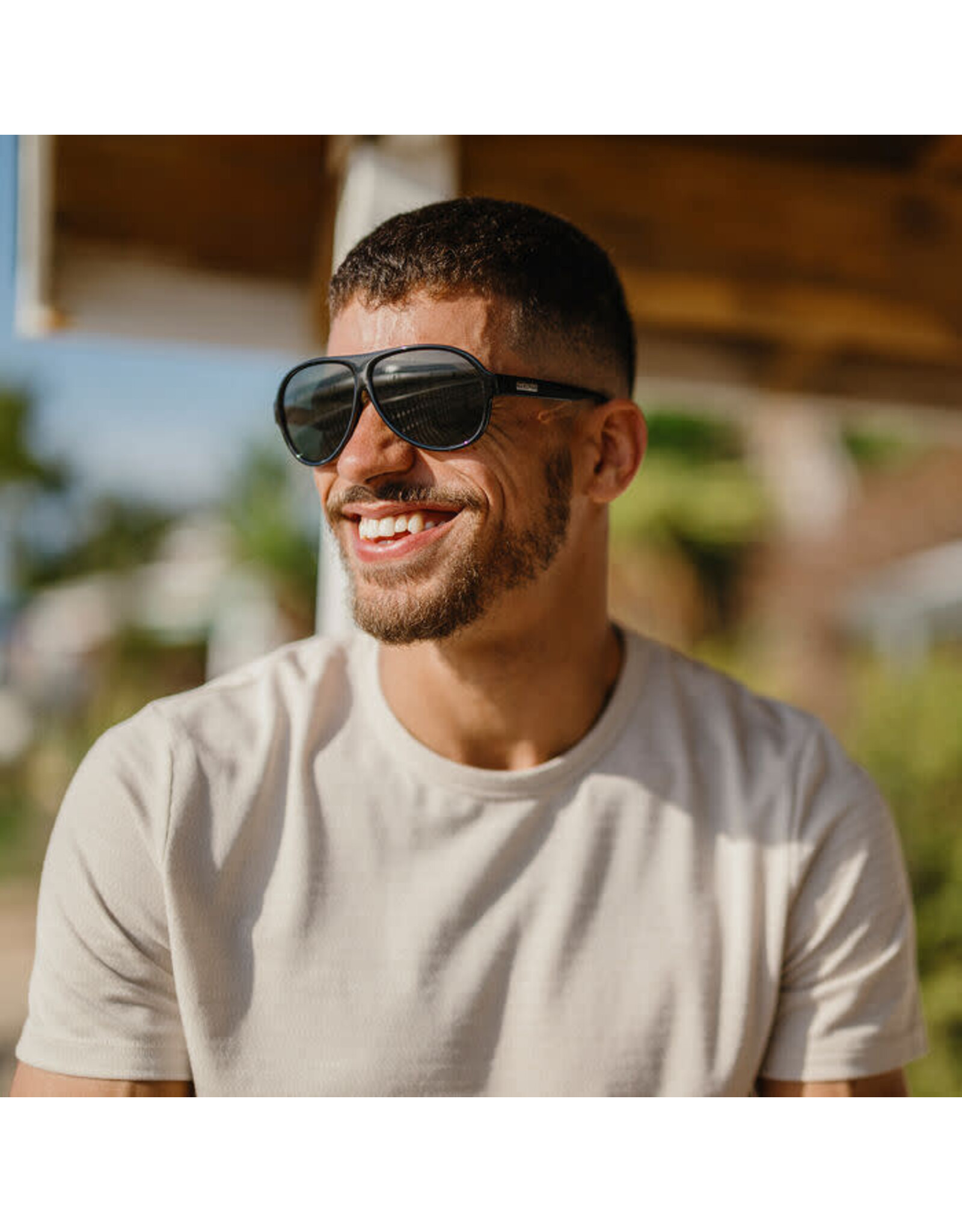 SunCloud Rooney Black + Polarized Gray Green Lens