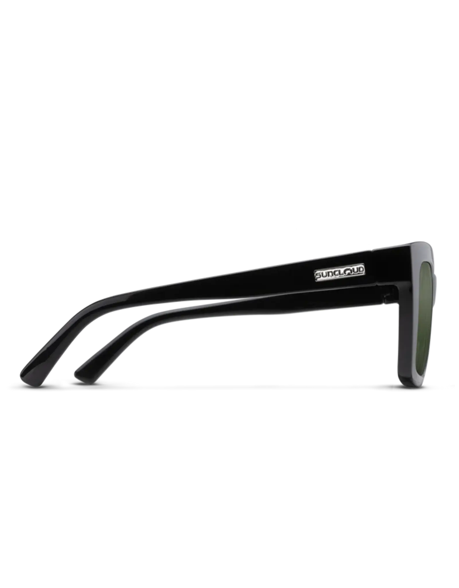 SunCloud Marion Black + Polarized Gray Green