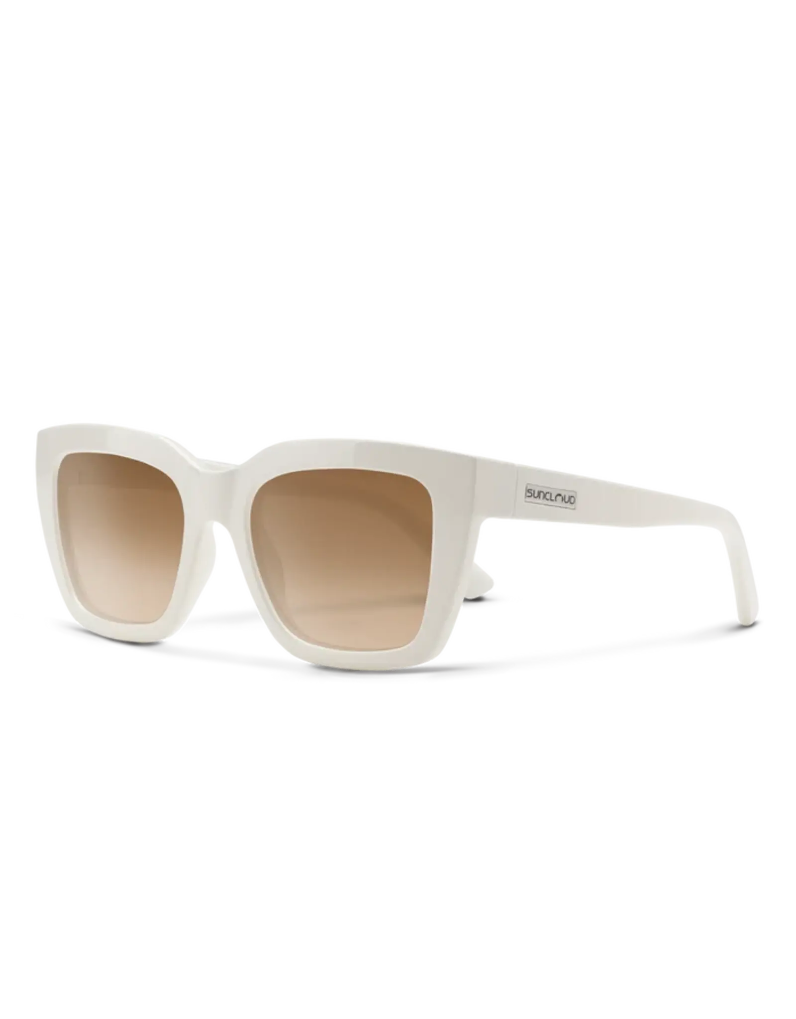 SunCloud MARION Ivory + Polarized Brown Gradient