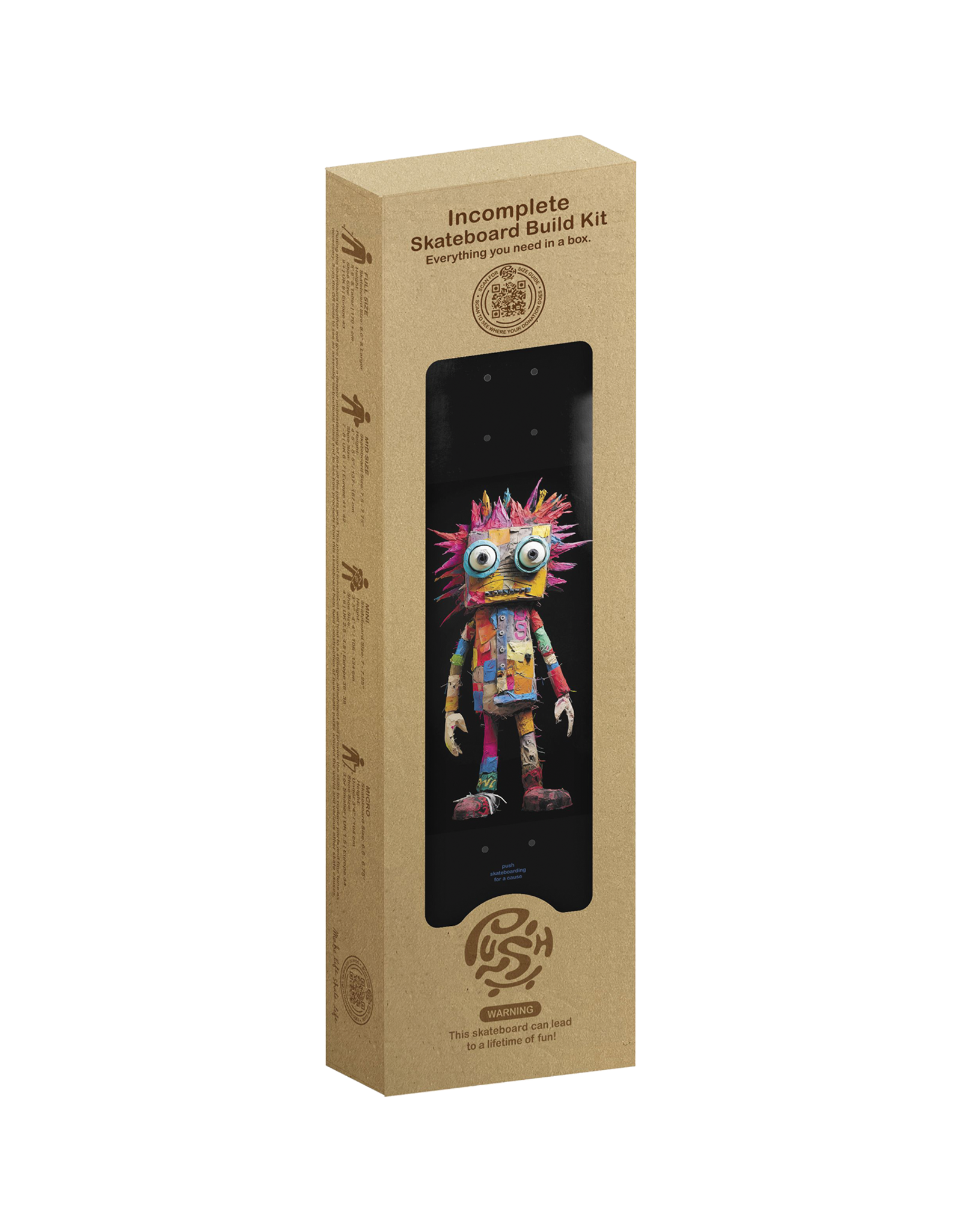 PUSH PUSH RAG DOLL GUY FP (IN-COMPLETE)-8.0 BLACK Push