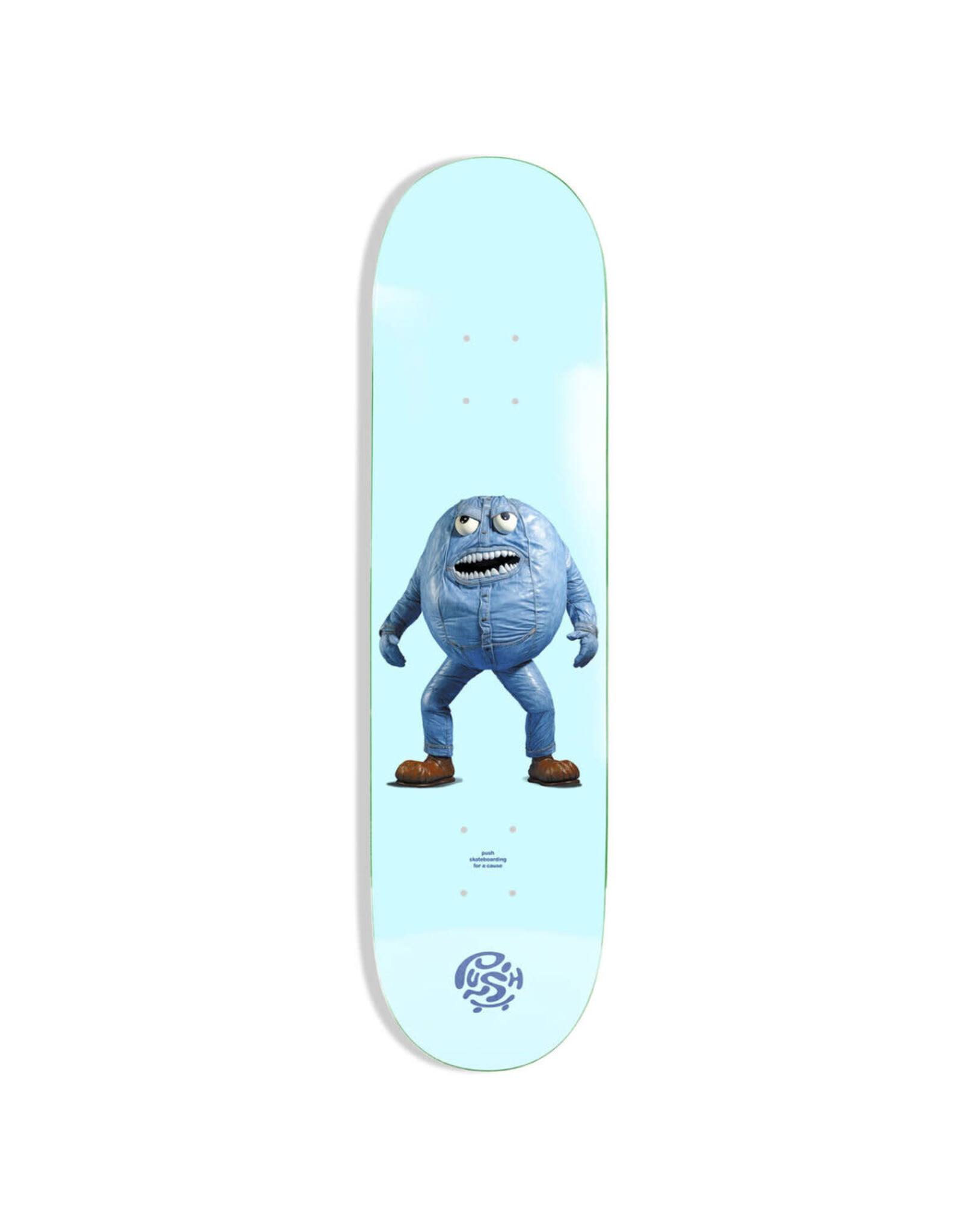 PUSH Push Skateboarding Denim Dan Light Blue Incomplete 8" SKU: 23716