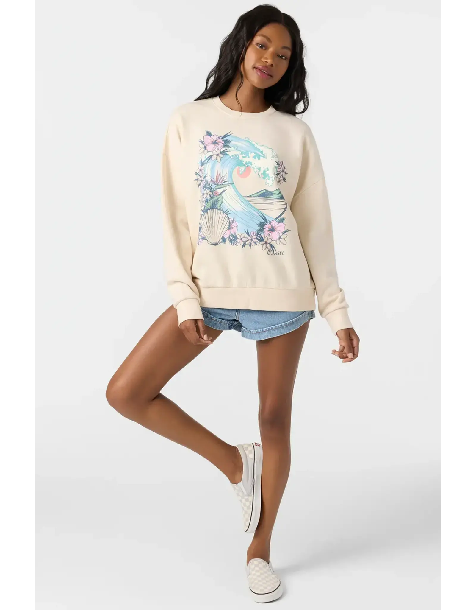 O'Neill Women's SOLIS CREW CREW NECK FLEECE