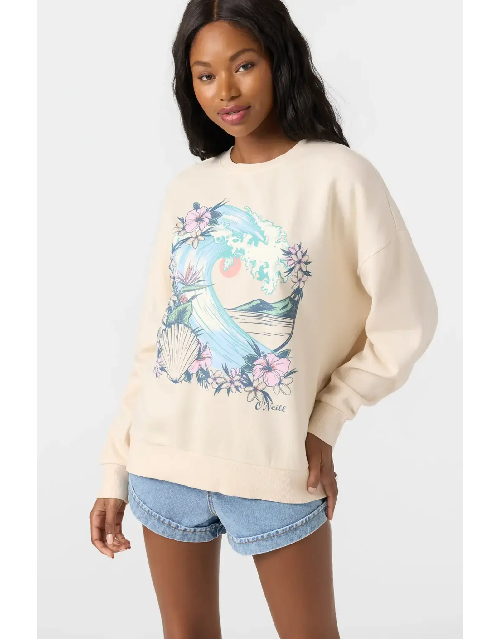 O'Neill Women's SOLIS CREW CREW NECK FLEECE
