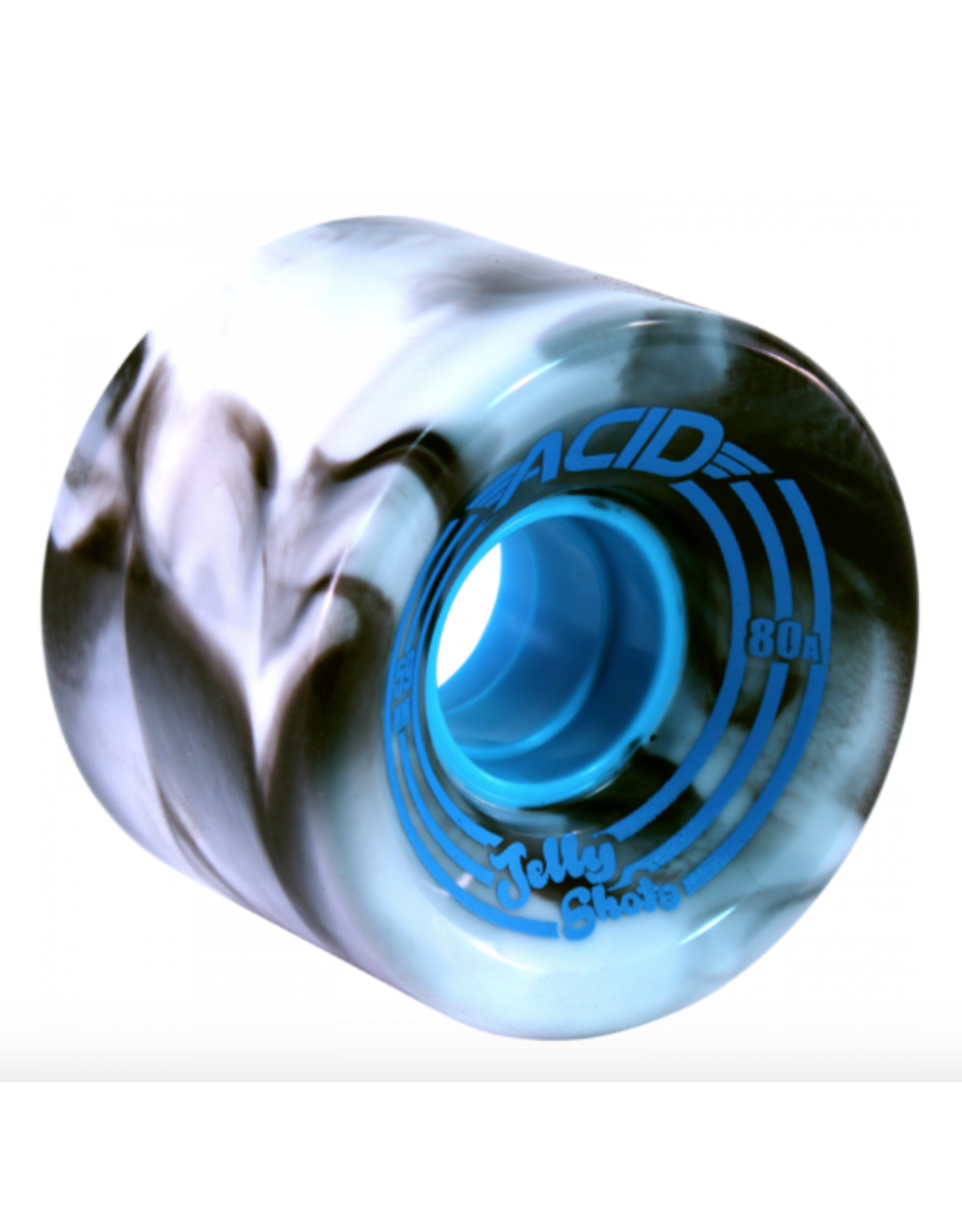 ACID ACID JELLY SHOTS 59mm 80a WHITE/BLK SWIRL Acid Chemical Co.