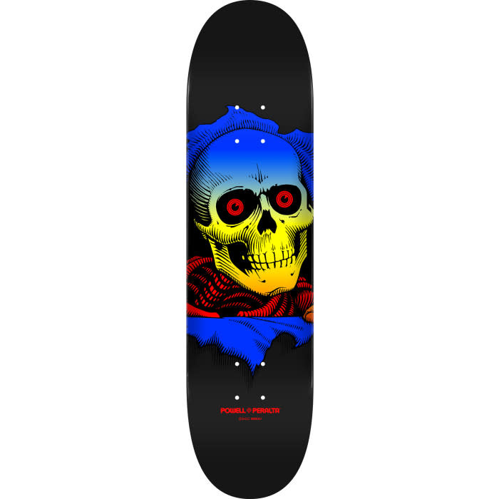 Powell Peralta Ripper Skateboard Deck Yellow Fade - Shape
