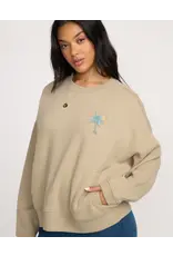 BILLABONG GIRLS Palmin Camp Crewneck Sweatshirt