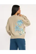 BILLABONG GIRLS Palmin Camp Crewneck Sweatshirt