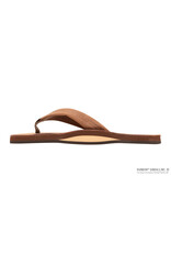Rainbow Sandals Single Layer Premier Leather with Arch Support 1" Strap