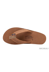 Rainbow Sandals Single Layer Premier Leather with Arch Support 1" Strap