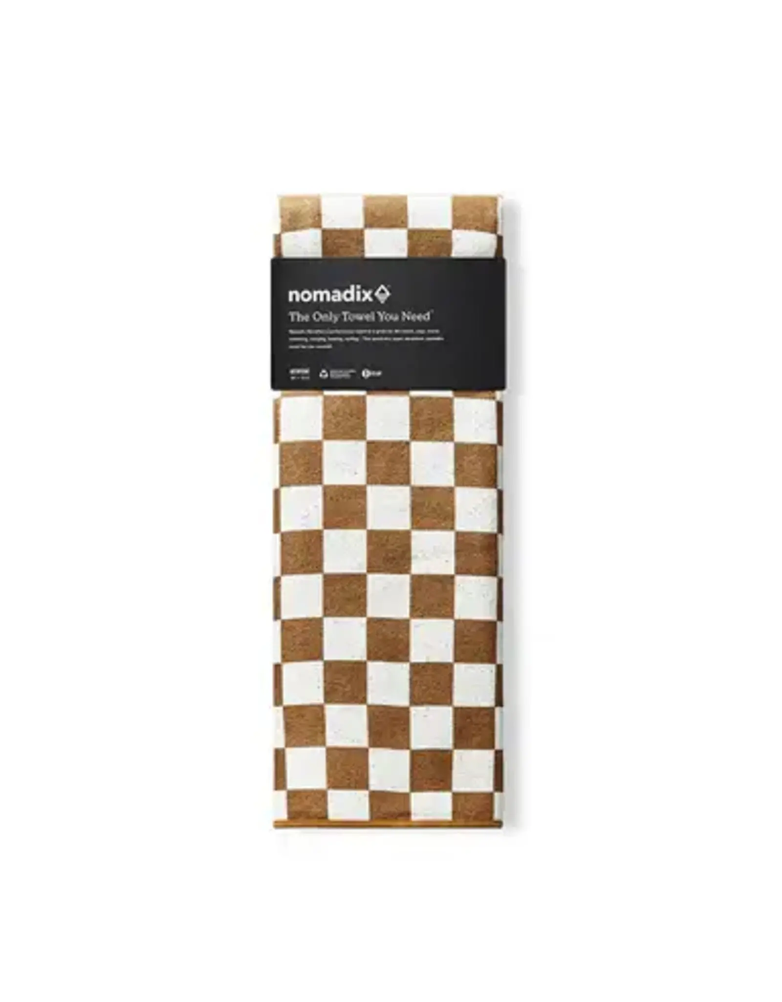 NOMADIX Original Towel: Check Coconut
