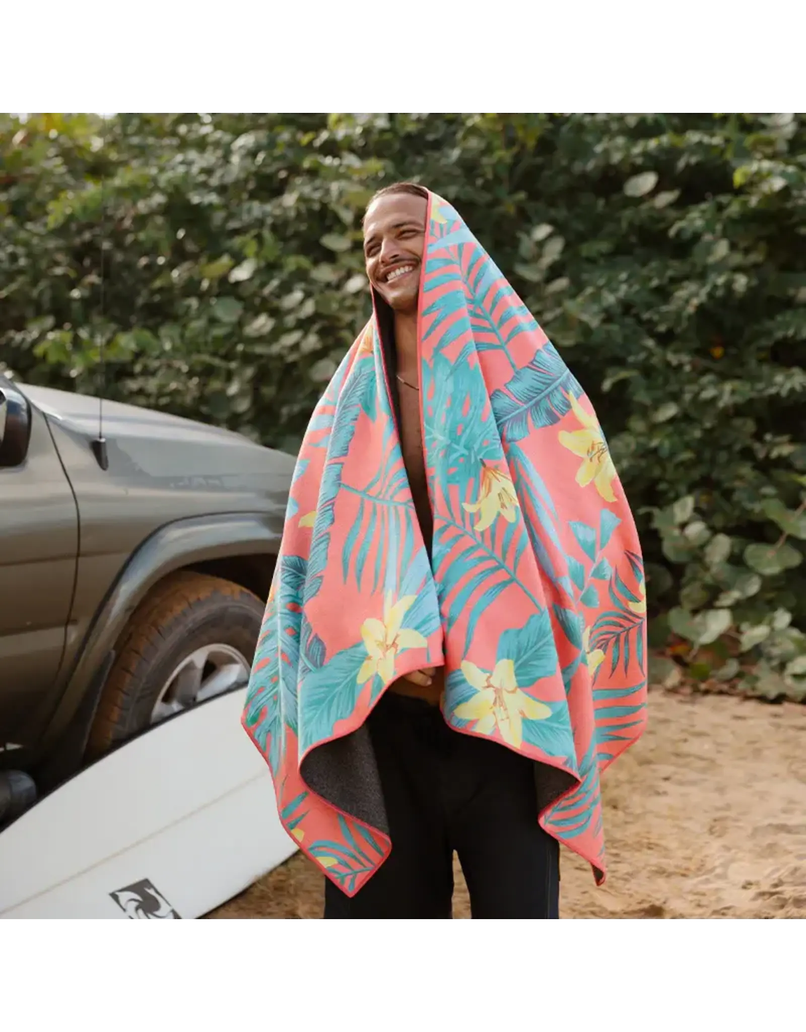 NOMADIX Original Towel: Palms Coral