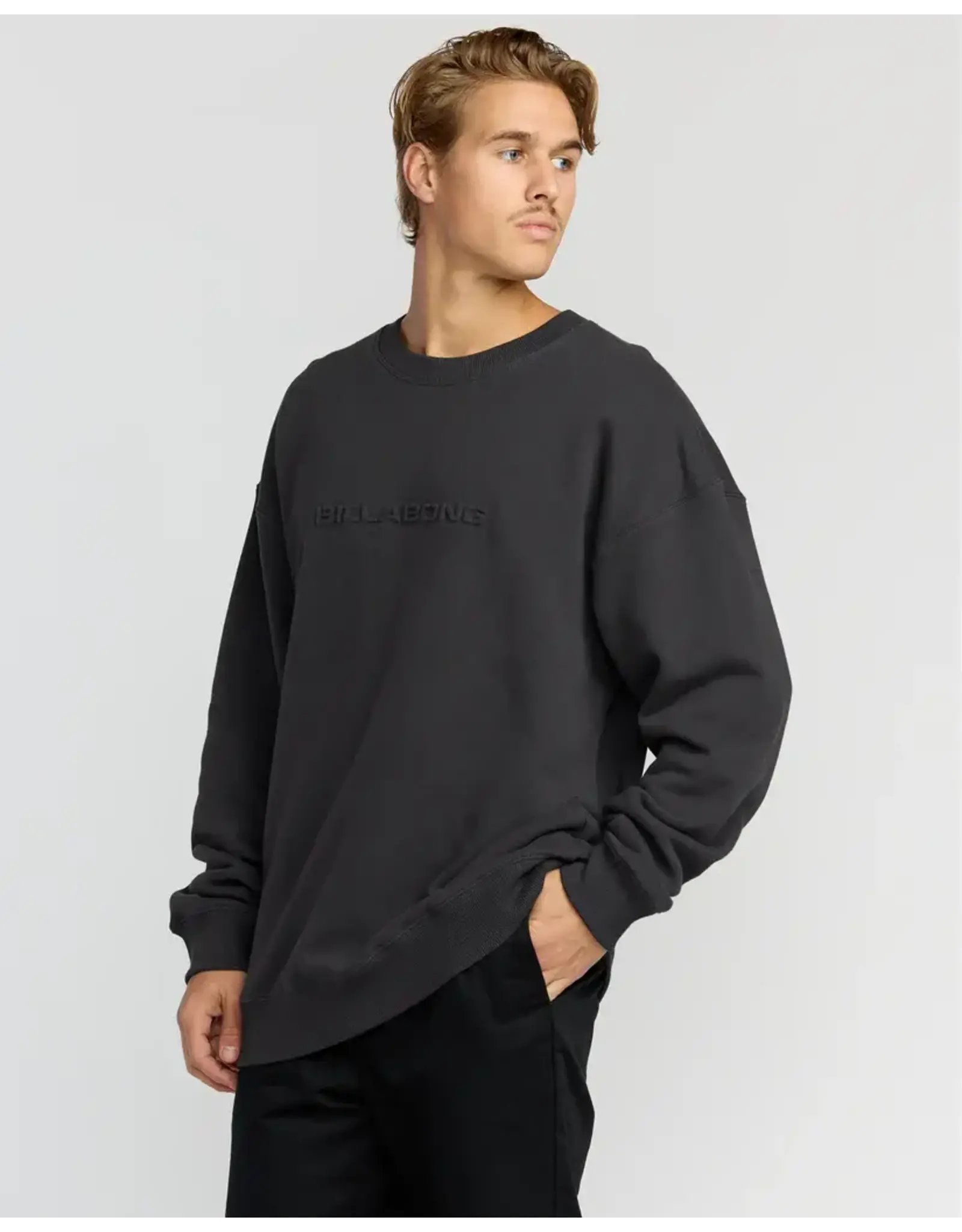 Billabong Guys Iconic Emboss Crewneck Sweatshirt