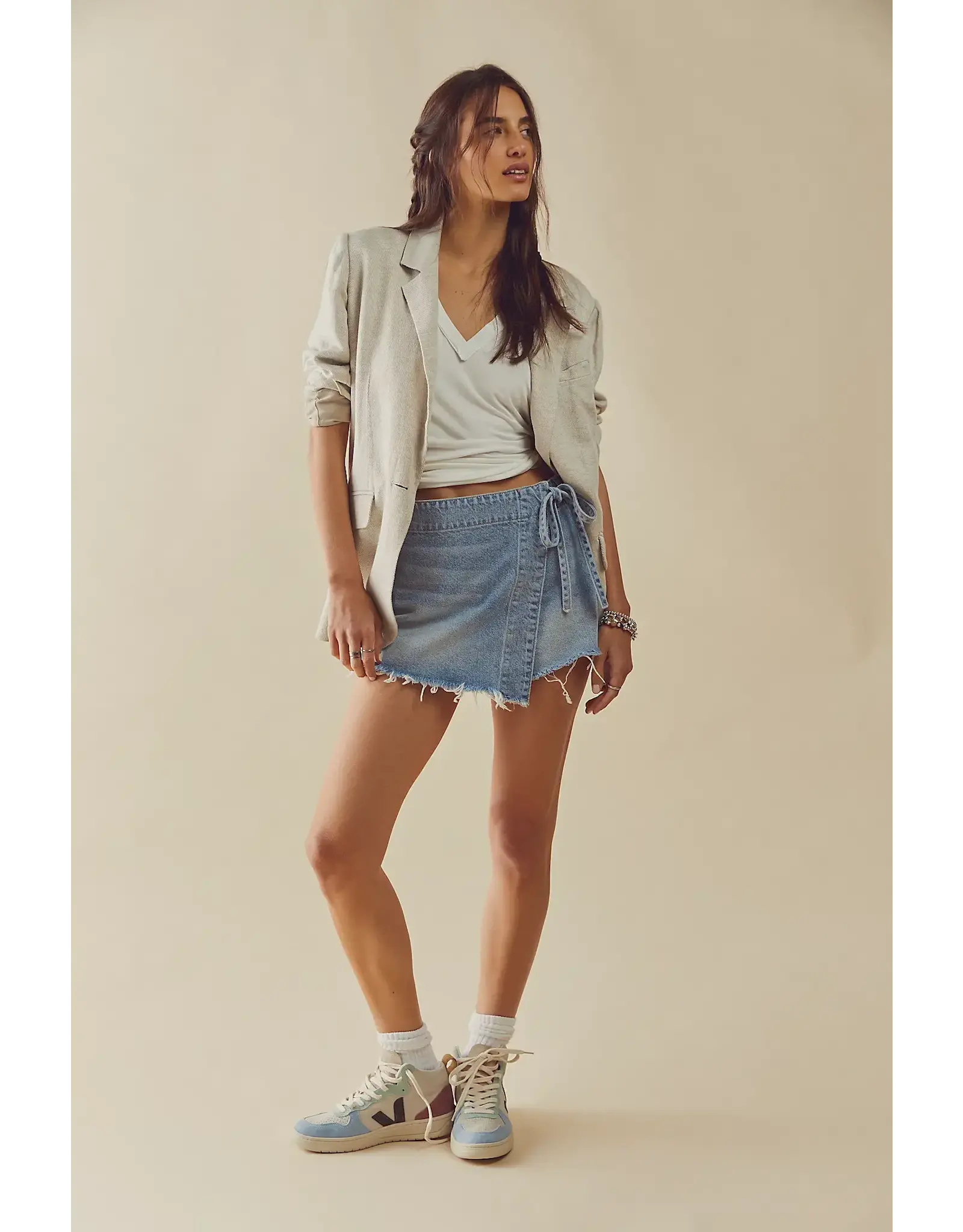 Free People We The Free Emmy Denim Skort