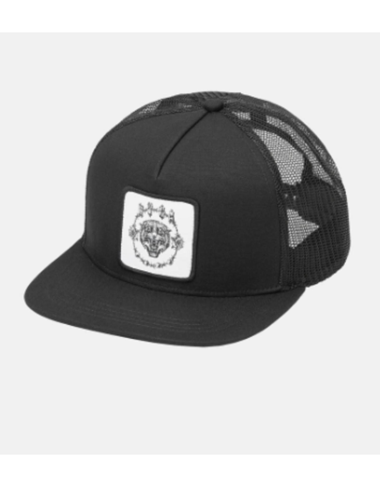 RVCA Guys BENJ TIGER EYES TRUCKER, Black, O/S