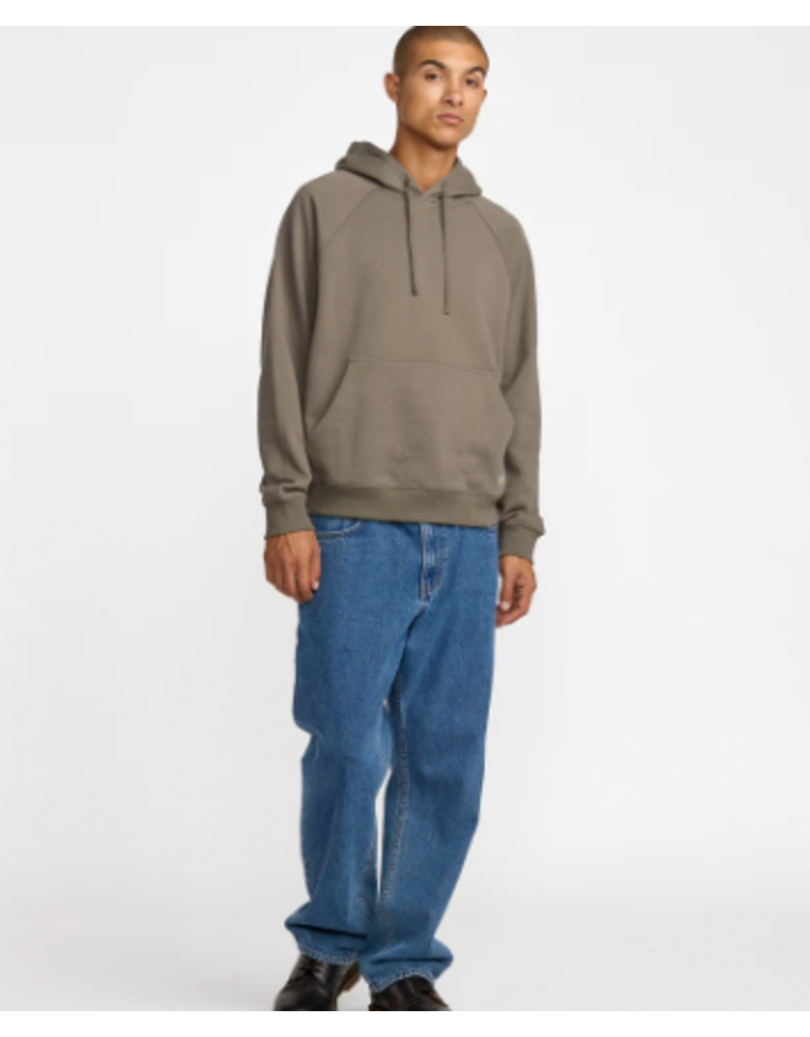 RVCA Guys DAYSHIFT HOODIE, Mushroom, small