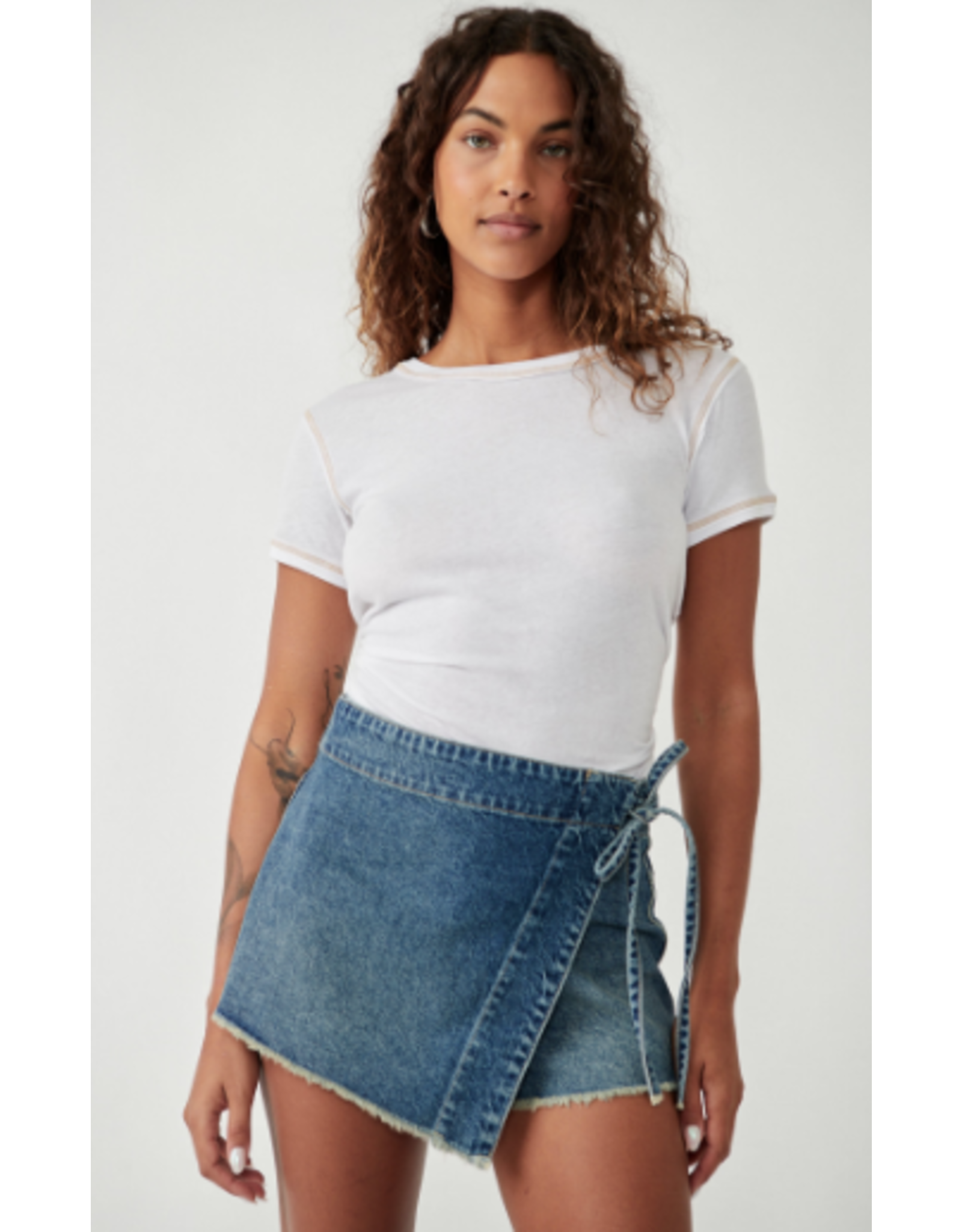 Free People We The Free Emmy Denim Skort