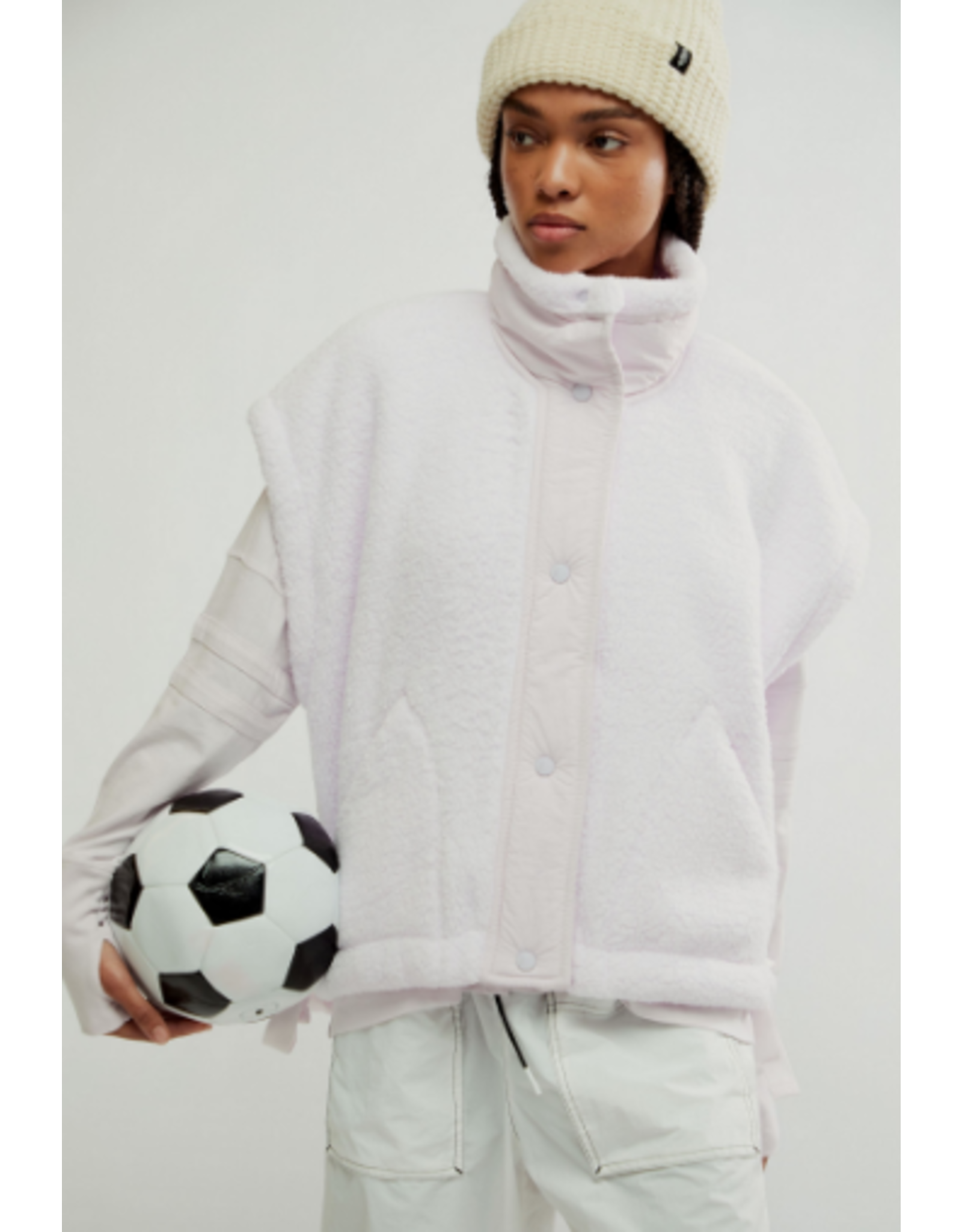 Free People SCOUT IT OUT FLEECE VEST