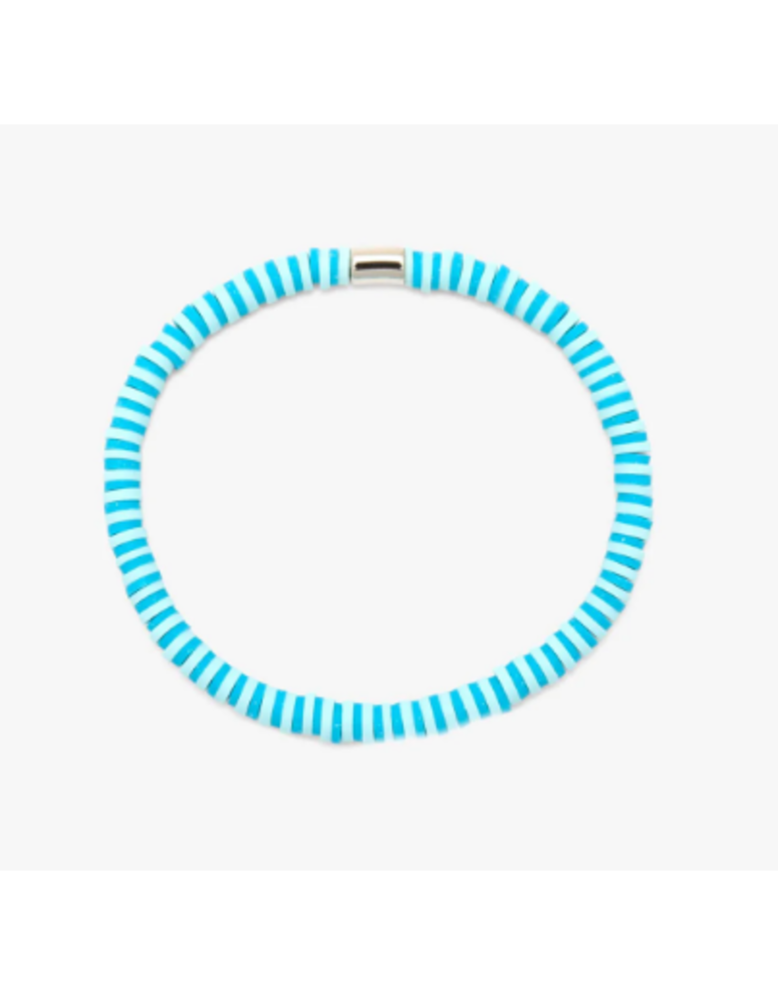 PURA VIDA Seascape Vinyl Disc Stretch Bracelet