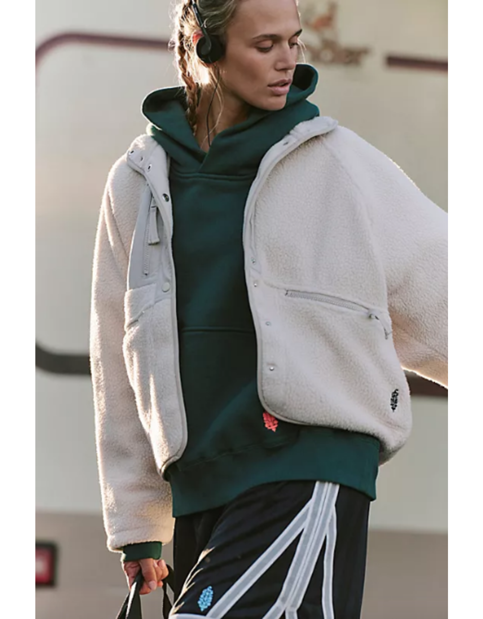 FP MOVEMENT HIT THE SLOPES FLEECE JACKET BLACK