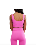 FP MOVEMENT FP MOVEMENT GOOD KARMA SQUARE-NECK BRA