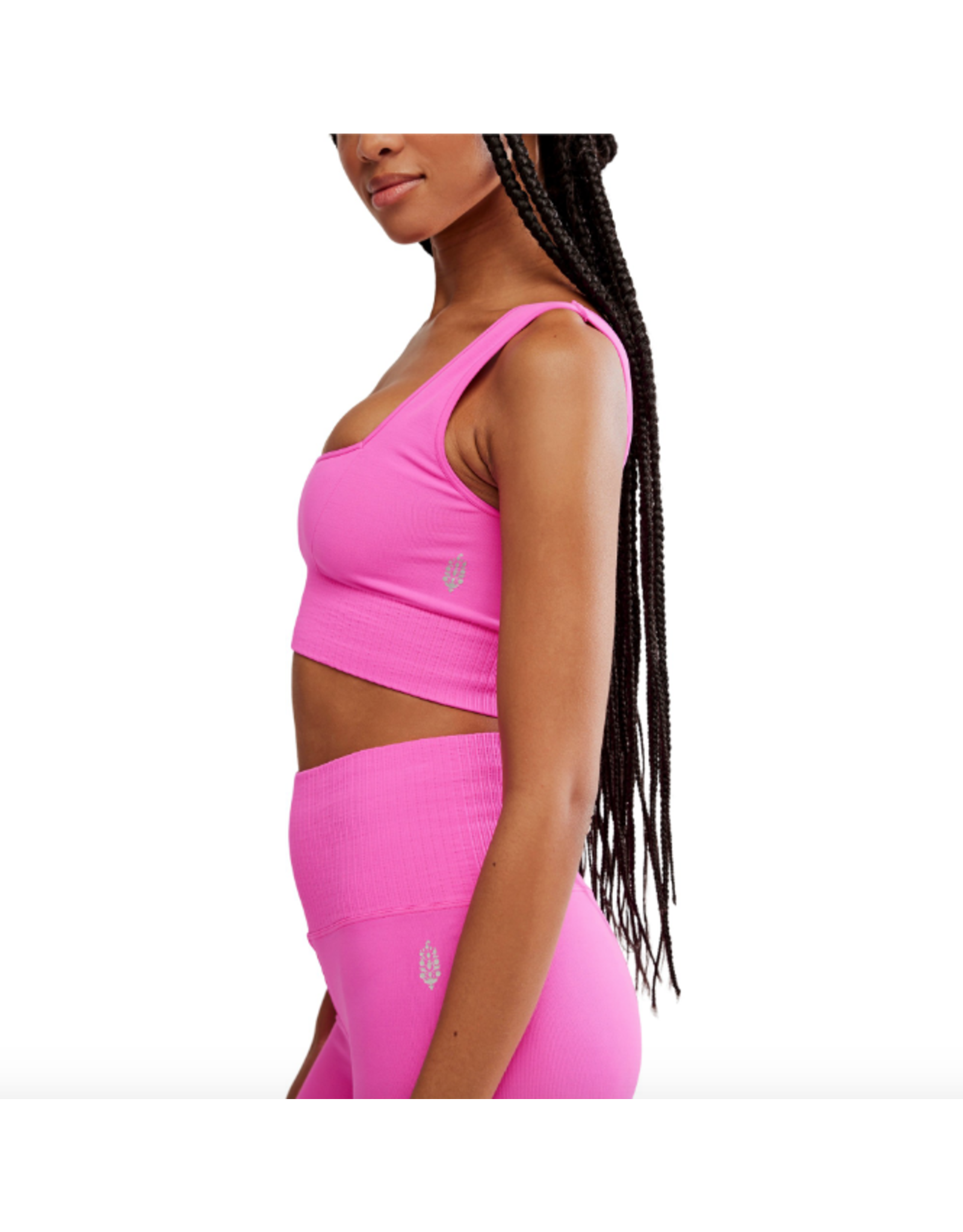 FP MOVEMENT FP MOVEMENT GOOD KARMA SQUARE-NECK BRA