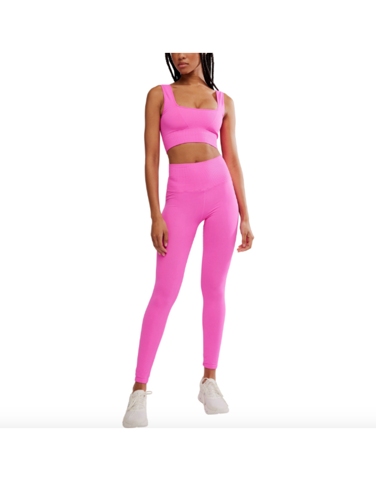 FP MOVEMENT FP MOVEMENT GOOD KARMA SQUARE-NECK BRA