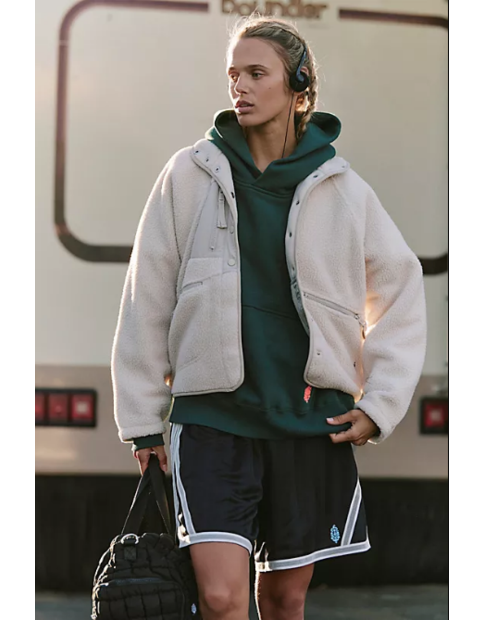 FP MOVEMENT HIT THE SLOPES FLEECE JACKET BLACK