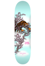 POWELL PERALTA Powell Peralta Yosozumi Tiger Skateboard Deck Light Blue - Shape 248 - 8.25 x 31.95