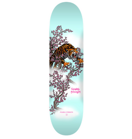 POWELL PERALTA Powell Peralta Yosozumi Tiger Skateboard Deck Light Blue - Shape 248 - 8.25 x 31.95