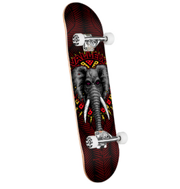 POWELL PERALTA Powell Peralta Mike Vallely Elephant Birch Complete Skateboard Black/Burgundy - 8 X 31.45