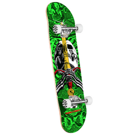POWELL PERALTA Powell Peralta Skull & Sword Birch Complete Skateboard Green - 8 X 31.45