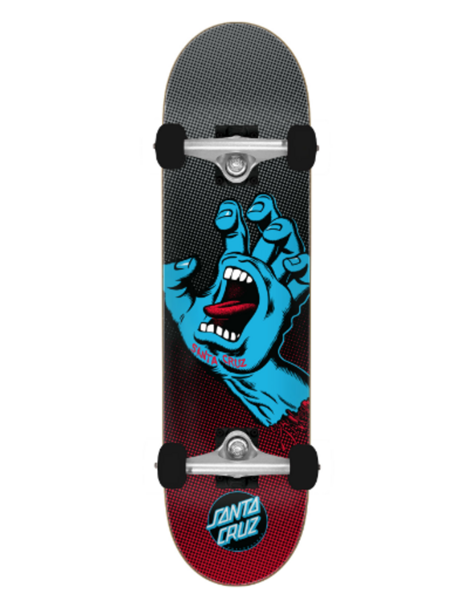 santa cruz 8.25in Large Screaming Hand Fade Santa Cruz Complete Skateboard