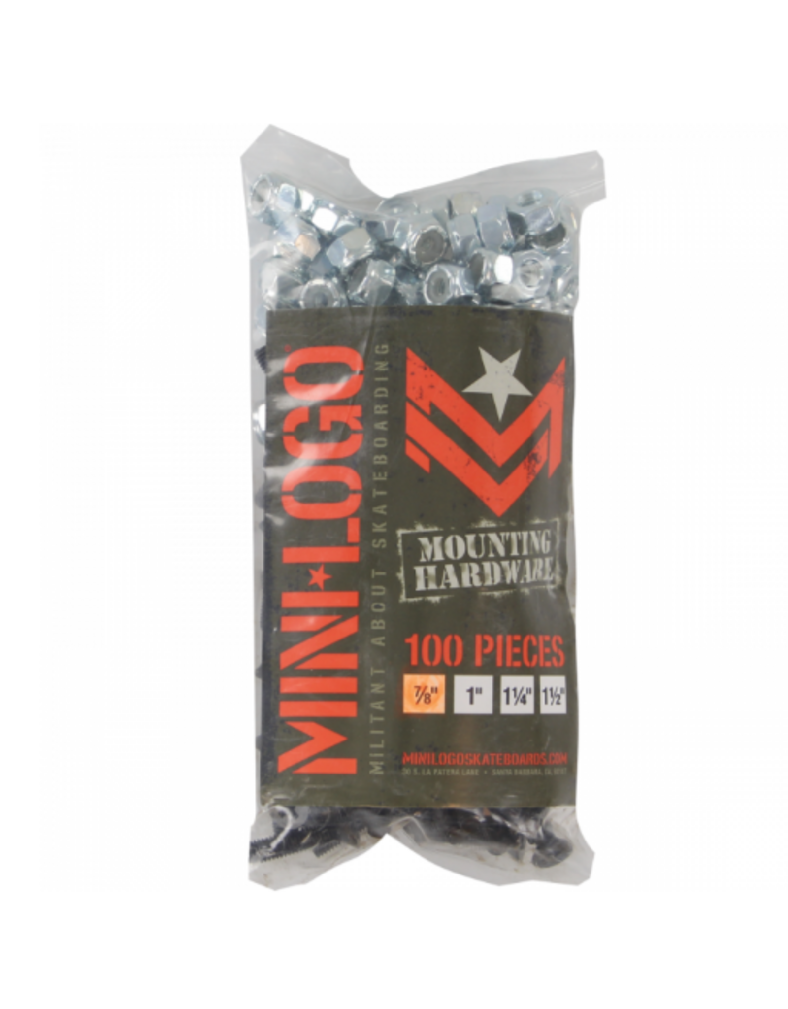 ML BULK HARDWARE NUTS+ BOLTS (100ea) PHILLIPS 7/8