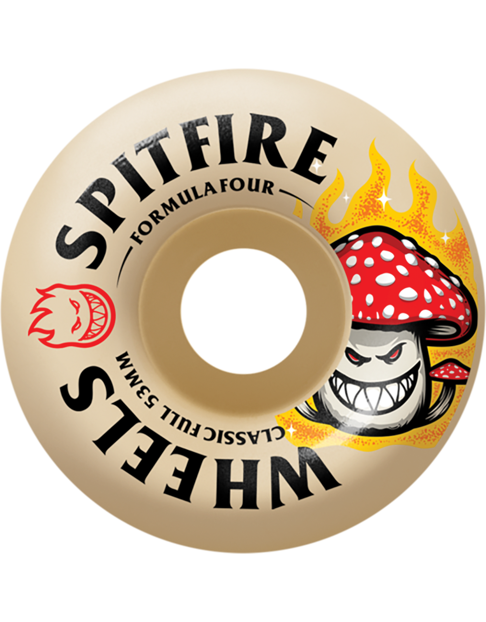 SPITFIRE SF F4 99A CLASSIC FULL SHROOM BIGHEAD 53mm NAT Spitfire