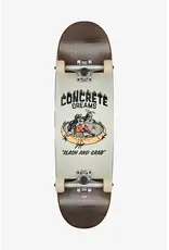 GLOBE KIDS SOFTIE 8.25" MID COMPLETE DARK MAPLE/CONCRETE DREAMS #10525470Y