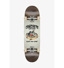 GLOBE KIDS SOFTIE 8.25" MID COMPLETE DARK MAPLE/CONCRETE DREAMS #10525470Y