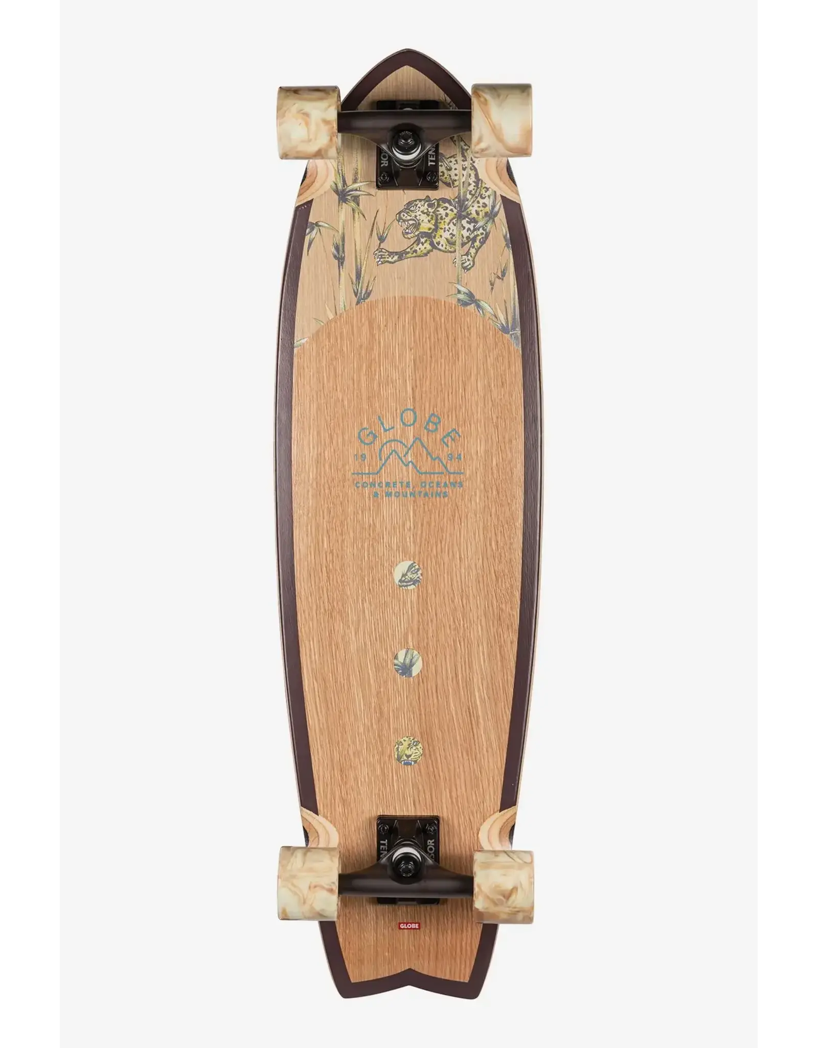 GLOBE CHROMANTIC 33" CRUISER WHITE OAK/JAGUAR #10525055