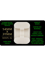 POWELL PERALTA Powell Peralta Dragons 88A - A2 Symmetrical Shape - Wide Ride Patch - 54mm x 39mm 88A A2 Skateboard Wheels 4pk