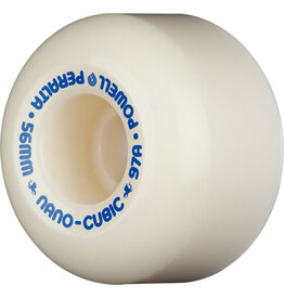 POWELL PERALTA Powell Peralta Nano-Cubic 97A - Asymmetrical Shape - Wide Ride Patch - Offset Bearing - 56mm x 37mm 93A Skateboard Wheels 4pk